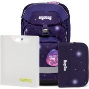 Školský set Ergobag prime Galaxy fialový 2023 batoh+peračník+dosky a doprava zadarmo