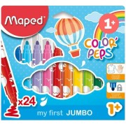 Detské fixky Maped Color'Peps Jumbo 24 farieb