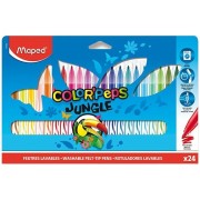 Detské fixky Maped Color'Peps Jungle 24 farieb