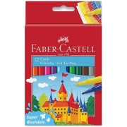 Detské fixky Faber-Castell Castle 12 farieb