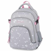 Školská taška OXY SCOOLER Grey geometric