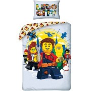 Obliečky Lego City grey 140x200