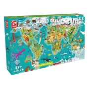 Detské puzzle – Mapa sveta 2 v 1