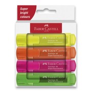 Zvýrazňovač Faber-Castell Textliner 46 Neon - sada 4 farieb