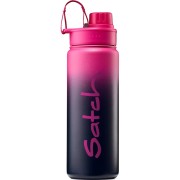Kovová fľaša Satch, 500 ml – Pink Graffiti 2025