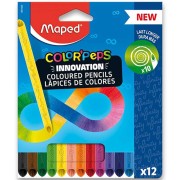 Maped Color ´peps infinity bezdrevne farbičky trojhranne 12 farieb