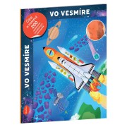 Čítaj a nalepuj – VO VESMÍRE, kniha se samolepkami