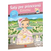 Šaty pre princeznú EMMU Kniha samolepiek