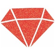 Diamantová barva Aladine Izink červená