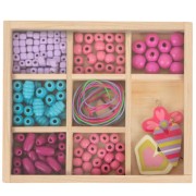 Drevené korálky kreatívna sada Small foot