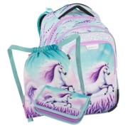 Školská taška pre prvákov Bagmaster LUMI 26 B, malý set a doprava zadarmo