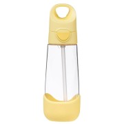 Fľaša na pitie so slamkou 600 ml - lemon twist