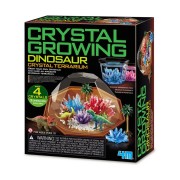 Dinosaurie terárium s kryštálmi