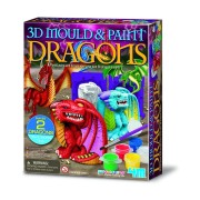 Sadrové odliatky - 3D draky