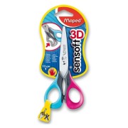 Nožnice Maped SenSoft Left pre ľavákov 13 cm, mix farieb