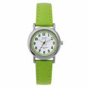 Náramkové hodinky JVD zelené s kamienkami