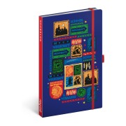 NOTIQUE Zápisník Harry Potter – Rokfort, linajkovaný, 13 x 21 cm