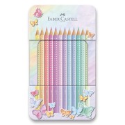 Pastelky Faber - Castell Sparkle Pastel 12 farieb