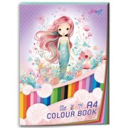 Farebné papiere Mermaid A4 24ks blok