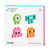 PIXIO magnetická stavebnica – Mini Monsters – 100 ks