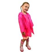 Detský pršiplášť Neónová ružová
