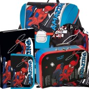 Školská taška Oxybag PREMIUM LIGHT Spiderman 5dielny set