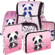 Školská aktovka Oxybag Premium Panda – 5-dielny set
