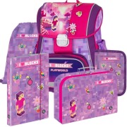 Školská aktovka Oxybag Premium Playworld Girl Pixel – 5-dielny set