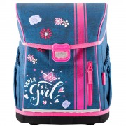 Školská taška pre prváčikov Hama Jeans Girl a plniace pero zdarma