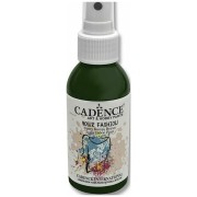 Farby na textil Cadence Your Fashion tmavo zelená 100ml sprej