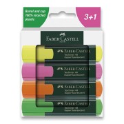 Zvýrazňovač Faber-Castell Textliner 48 - sada 4 farieb