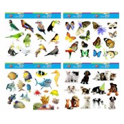 Samolepky detské 26x36cm Zvieratká