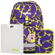 Školský batoh pre prváka Ergobag Prime Fluo fialový SET batoh+peračník+dosky a doprava zadarmo