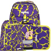 Školská taška pre prváka Ergobag Prime Fluo fialový SET a doprava zadarmo