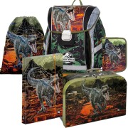 Školská taška Oxybag PREMIUM Light Jurassic World 23 5dielny set