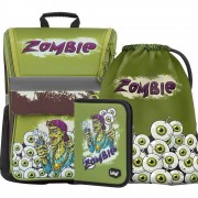 Školský set BAAGL Zippy Zombie taška + peračník + vrecko