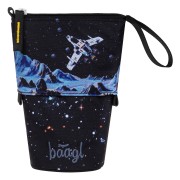 Puzdro na pastelky BAAGL Pixel Space GRS
