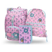 BAAGL SET 3 Airy Minecraft Panda: batoh, peračník, sáčok