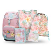 Školský batoh BAAGL Airy Plus Sunset – 5-dielny set