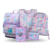 BAAGL SET 5 Ergo Candy: aktovka, peračník, vrecko, zástera, peňaženka