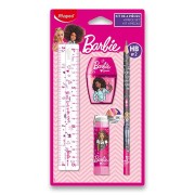 Sada školských potrieb Mini stationery Barbie - 4dielny