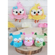 Sada na háčkovanie Dione design - SOVIČKY A VTÁČKY (pre mierne pokročilých)