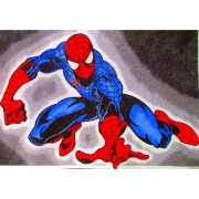 Maľovanie z piesku šablóna Spiderman