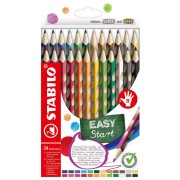 Pastelky Stabilo EASYcolors špeciálne farby pre pravákov 24 ks