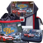 Školská taška Emipo Ergo One City Cars 3dielny set