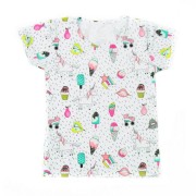 Dievčenské tričko Jednorožec a zmrzlina krátky rukáv