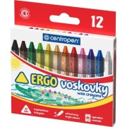 Hrubé trojhranné voskovky Centropen – 12 ks